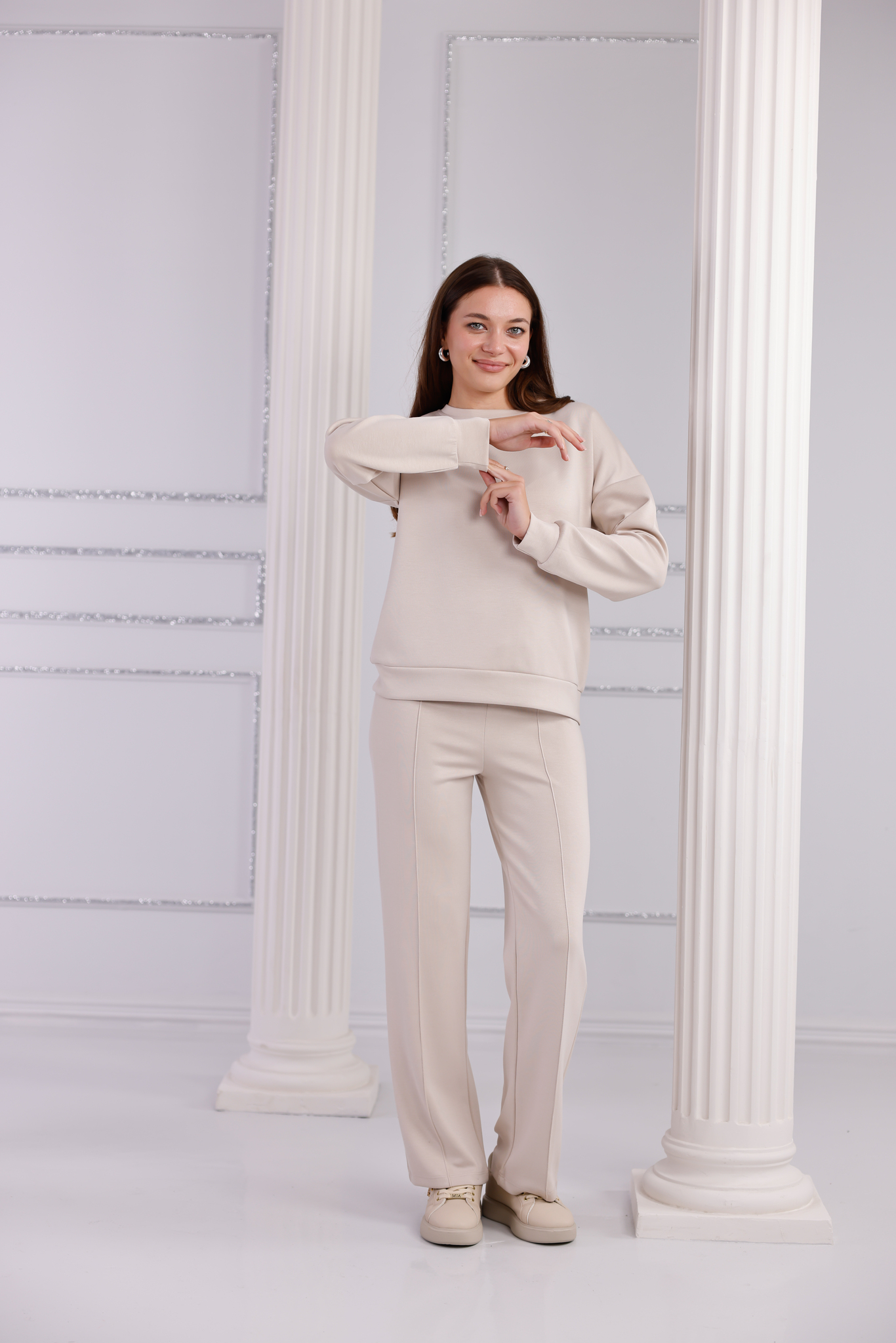 2li modal takım bej