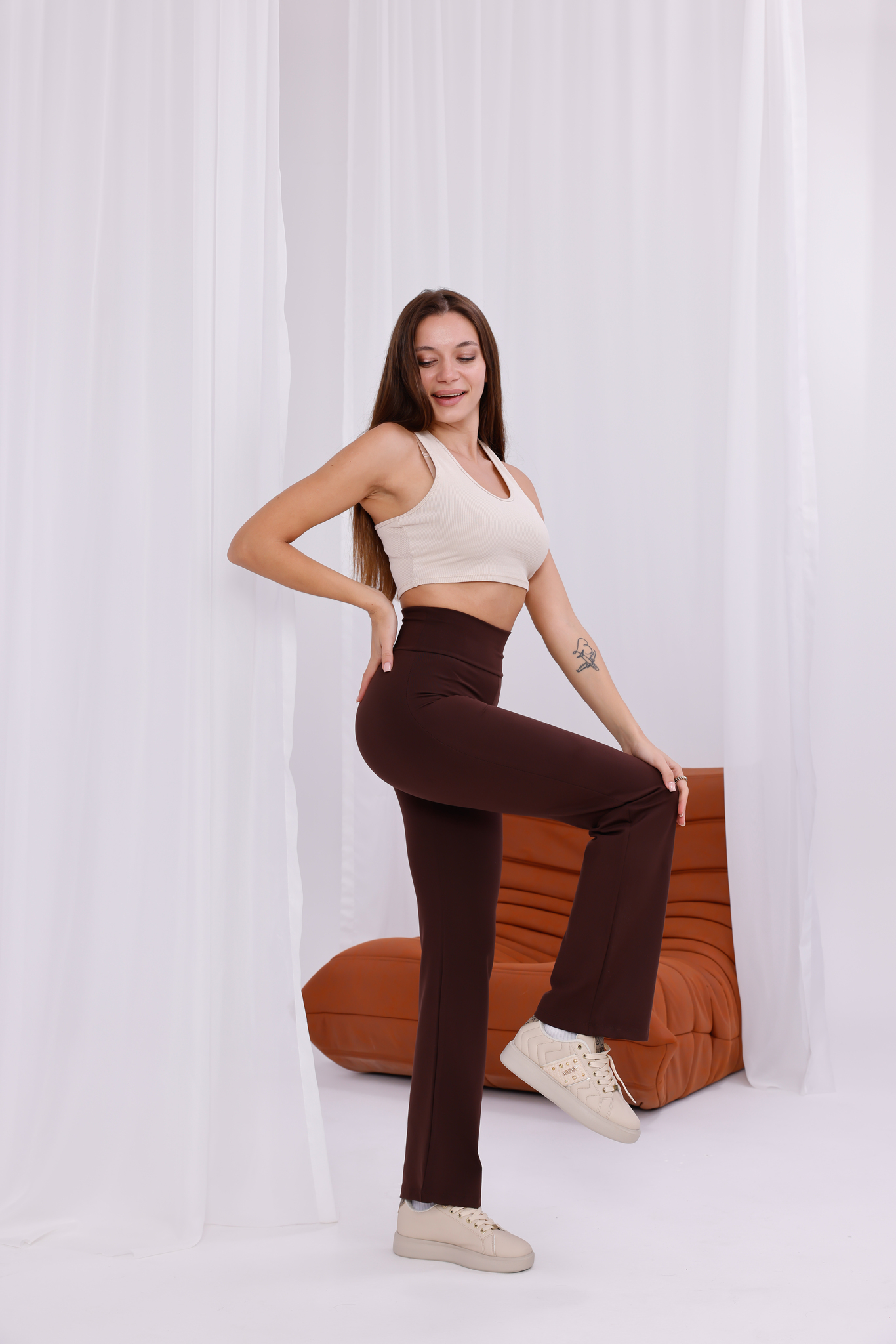 İspanyol tayt kahve