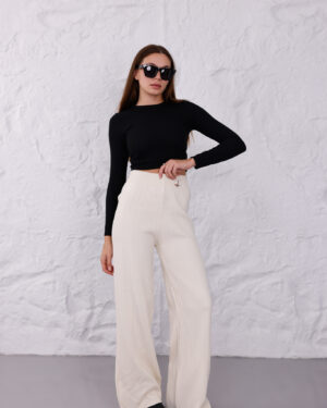 triko pantolon krem triko pantolon krem