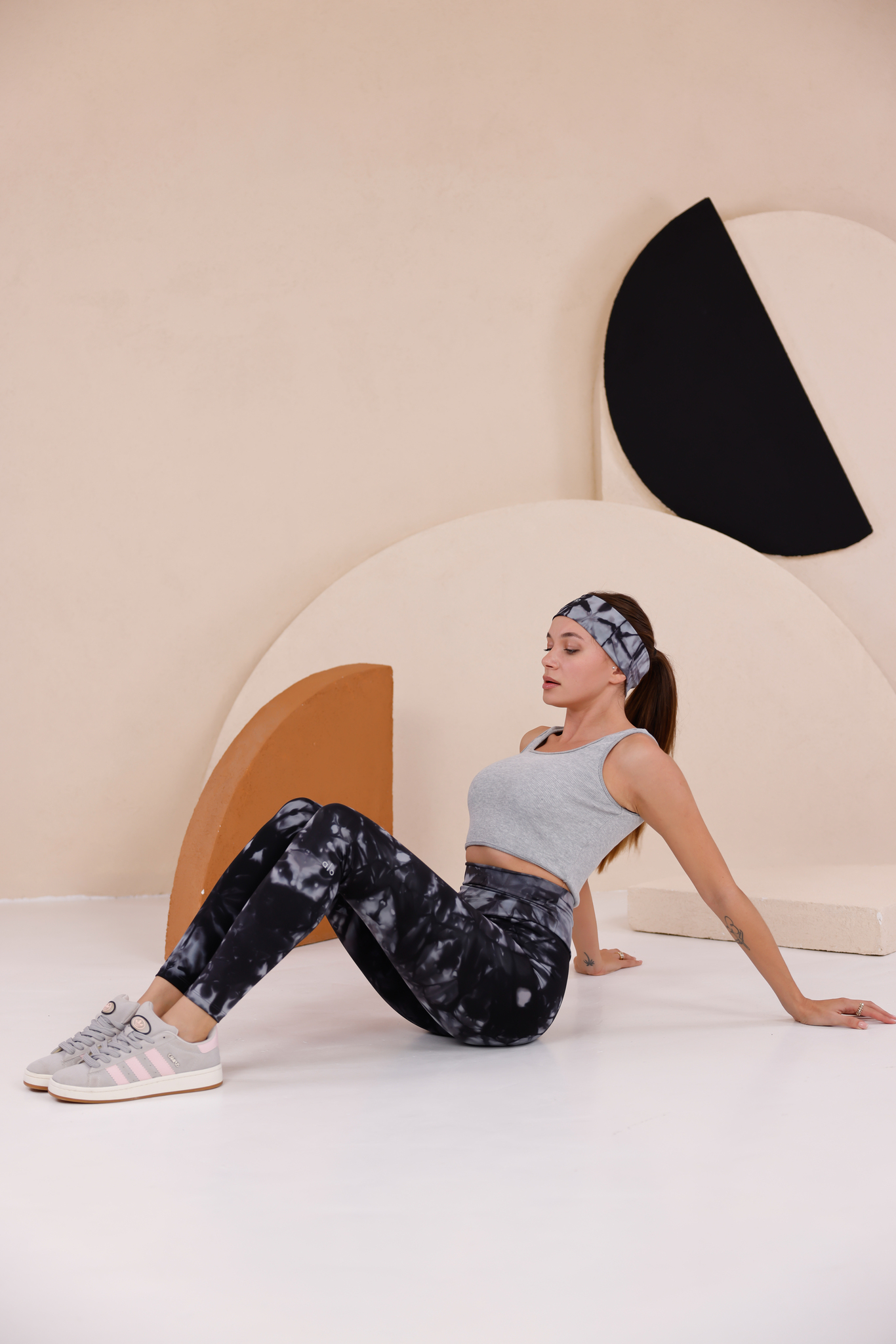 batik tayt&bandana siyah