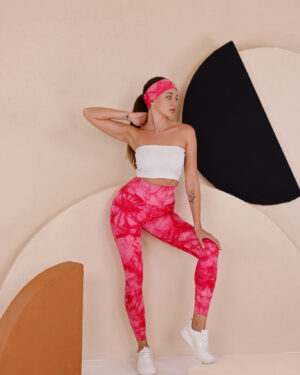 tayt&bandana pembe tayt&bandana pembe