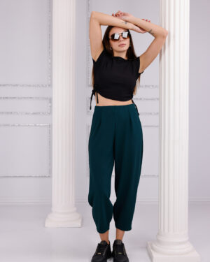 balon pantolon zümrüt