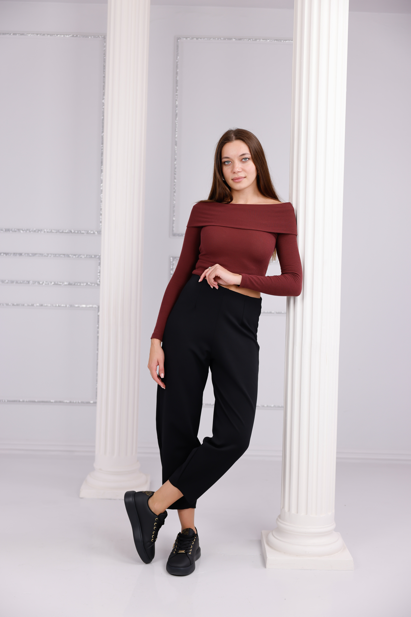 balon pantolon siyah