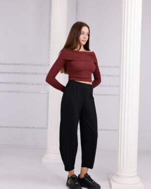 balon pantolon siyah